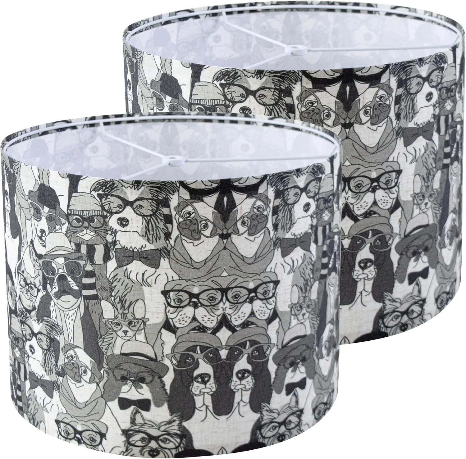Special YUNLIAN Medium Lamp Shades Set of 2 - Image 30