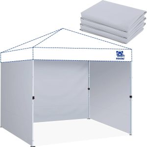 Special 10×10 Canopy Sidewalls for Canopy Frame, White (3Pcs Sidewalls Only)