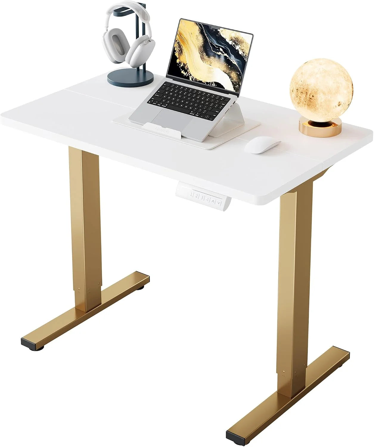 Special HUANUO 32 Small Electric Standing Desk Adjustable Height, 4 Memory Height Settings - Image 18
