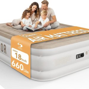 Special Sebor Air Mattress with Built-in Pump, Comfortable Self-Inflating Air Mattress with High-Speed Pump, 18 Twin XL)