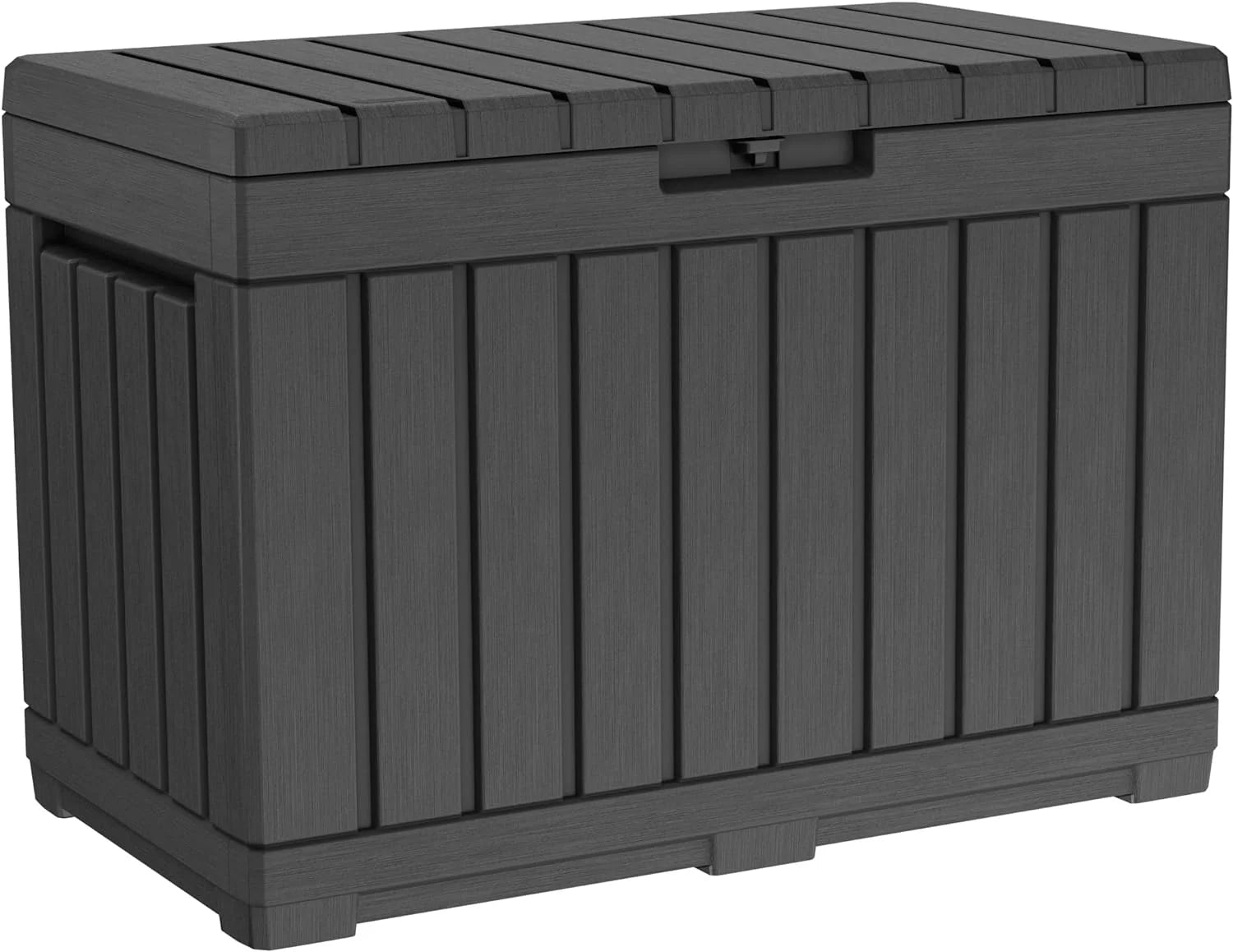 Special Keter Kentwood 50 Gal Outdoor Storage Box and Patio Side Table