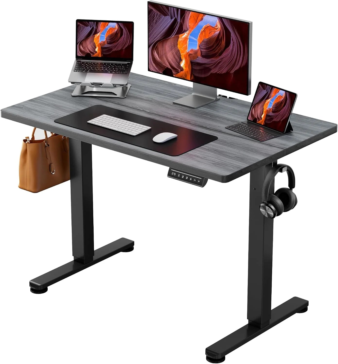 Special Height Adjustable Electric Standing Desk, 48 x 24 Inches Sit Stand up Desk - Image 41