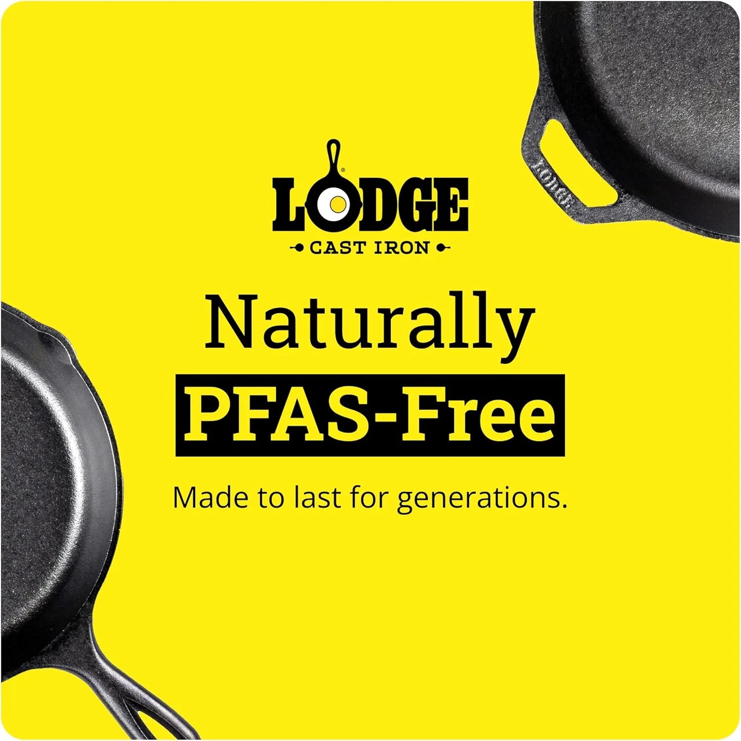 Special Cast Iron Combo Cooker, PFAS-Free 2-in-1 3.2 Quart Deep Pot and 10.25 Inch Skillet Set - Image 6