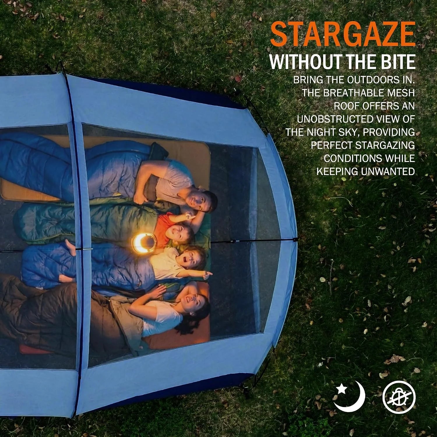 Special Camping Tent for 8 Person, PU3000MM Waterproof Family Tent with Rainfly, Large Roomy 3 Room Camping Tents - Image 6
