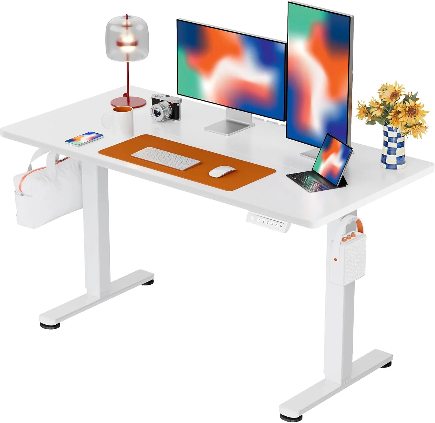 Special Height Adjustable Electric Standing Desk, 48 x 24 Inches Sit Stand up Desk - Image 8