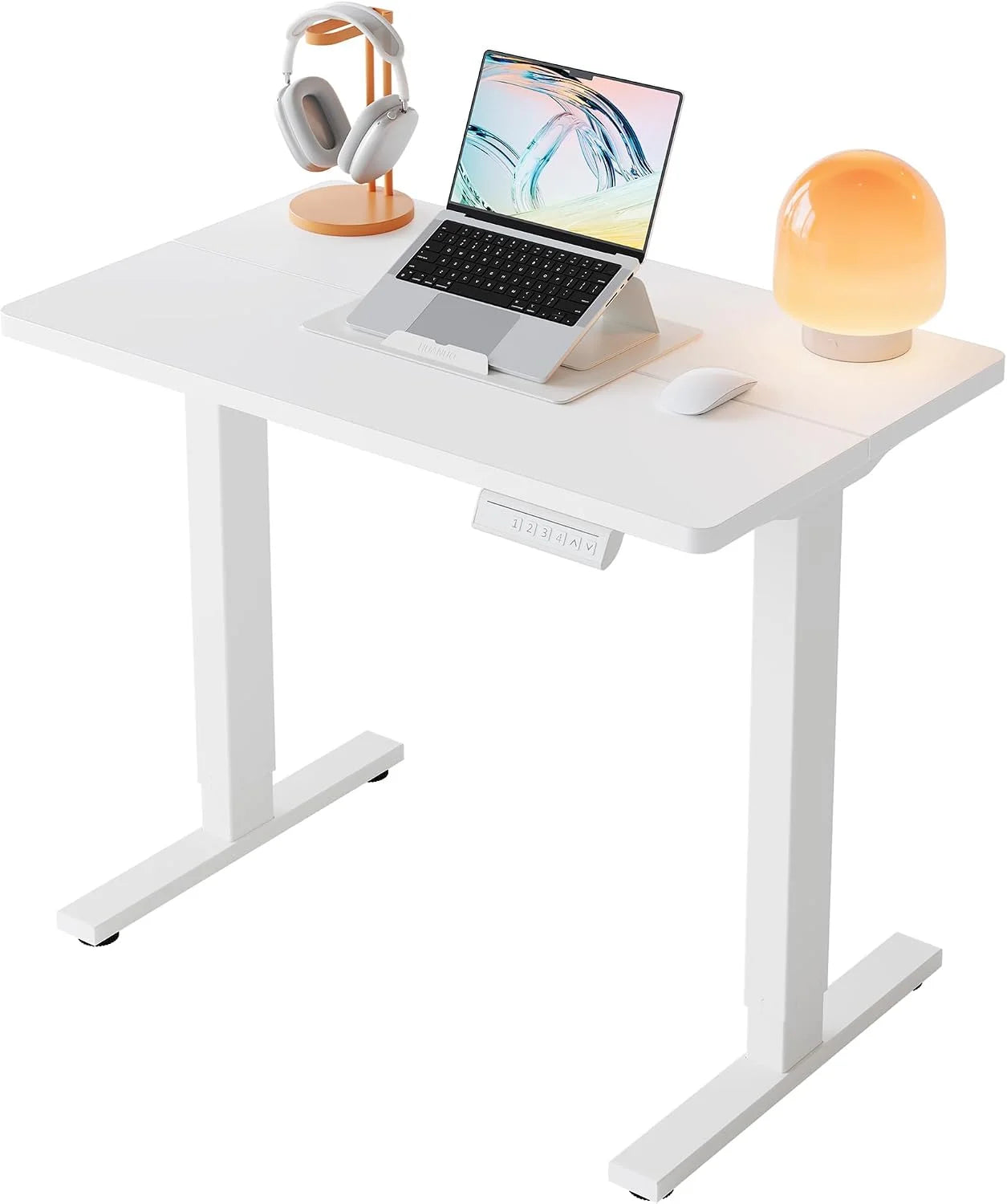 Special HUANUO 32 Small Electric Standing Desk Adjustable Height, 4 Memory Height Settings - Image 29