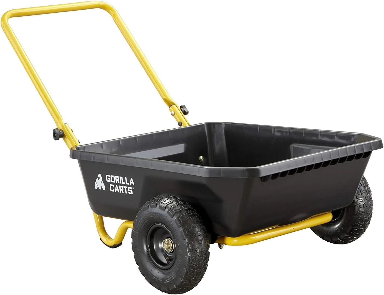 Special Carts GCR-4 Poly Dump Cart, 2-Wheel Garden Wagon with Foldable Handle, 4 cu ft, 300 lb. Capacity - Image 7