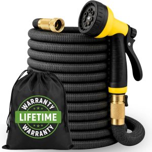 Special XpandaHose 150ft Expandable Garden Hose, Lightweight, Brass Connectors ” For Garden Watering