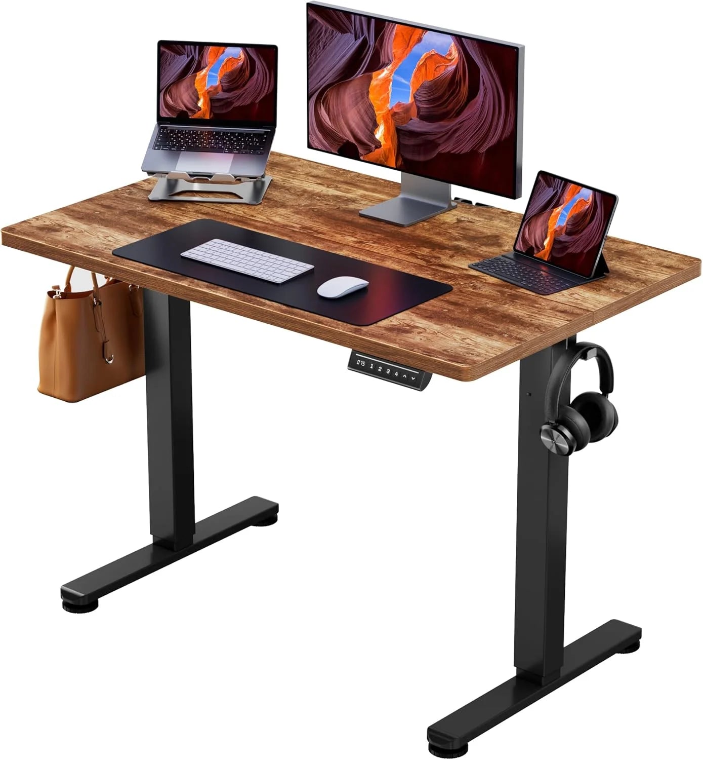 Special Height Adjustable Electric Standing Desk, 48 x 24 Inches Sit Stand up Desk - Image 21