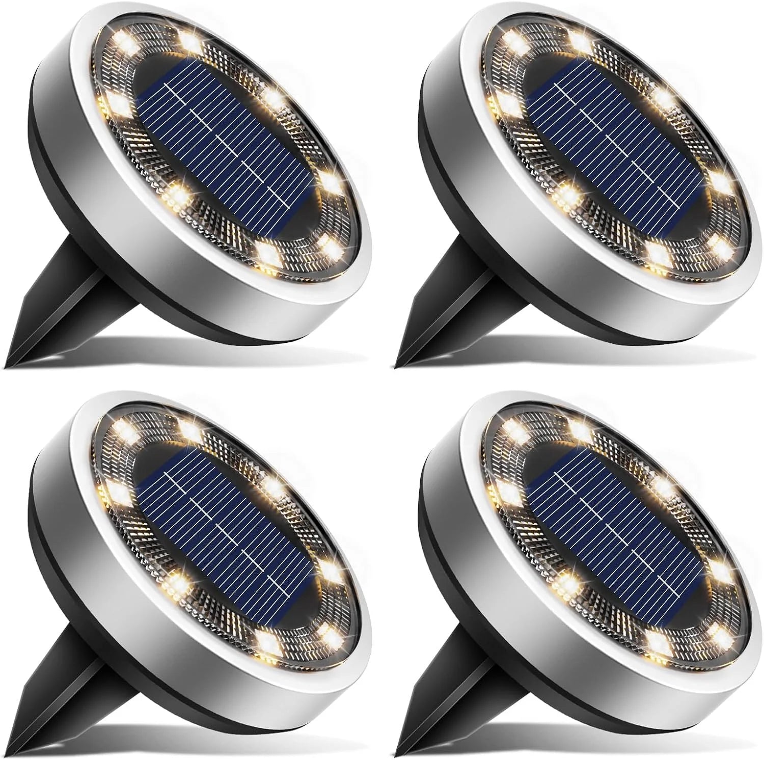 Special 16 Pack Solar Lights Outdoor Waterproof, 8 LED Solar Ground Lights – For Home Projects - Image 8