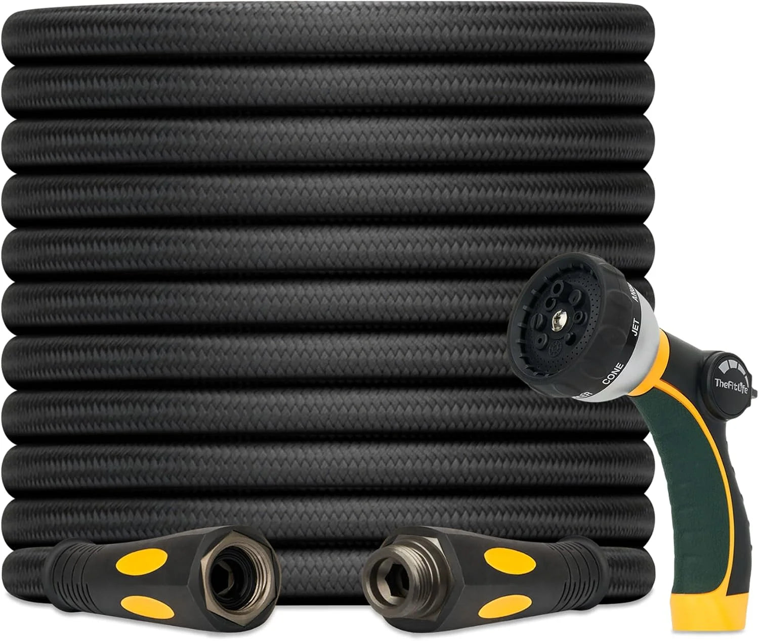 Special Garden Hose 100 ft, Heavy Duty 100ft Non-Expandable Long Water Hose, 1/2 id x 100 Feet