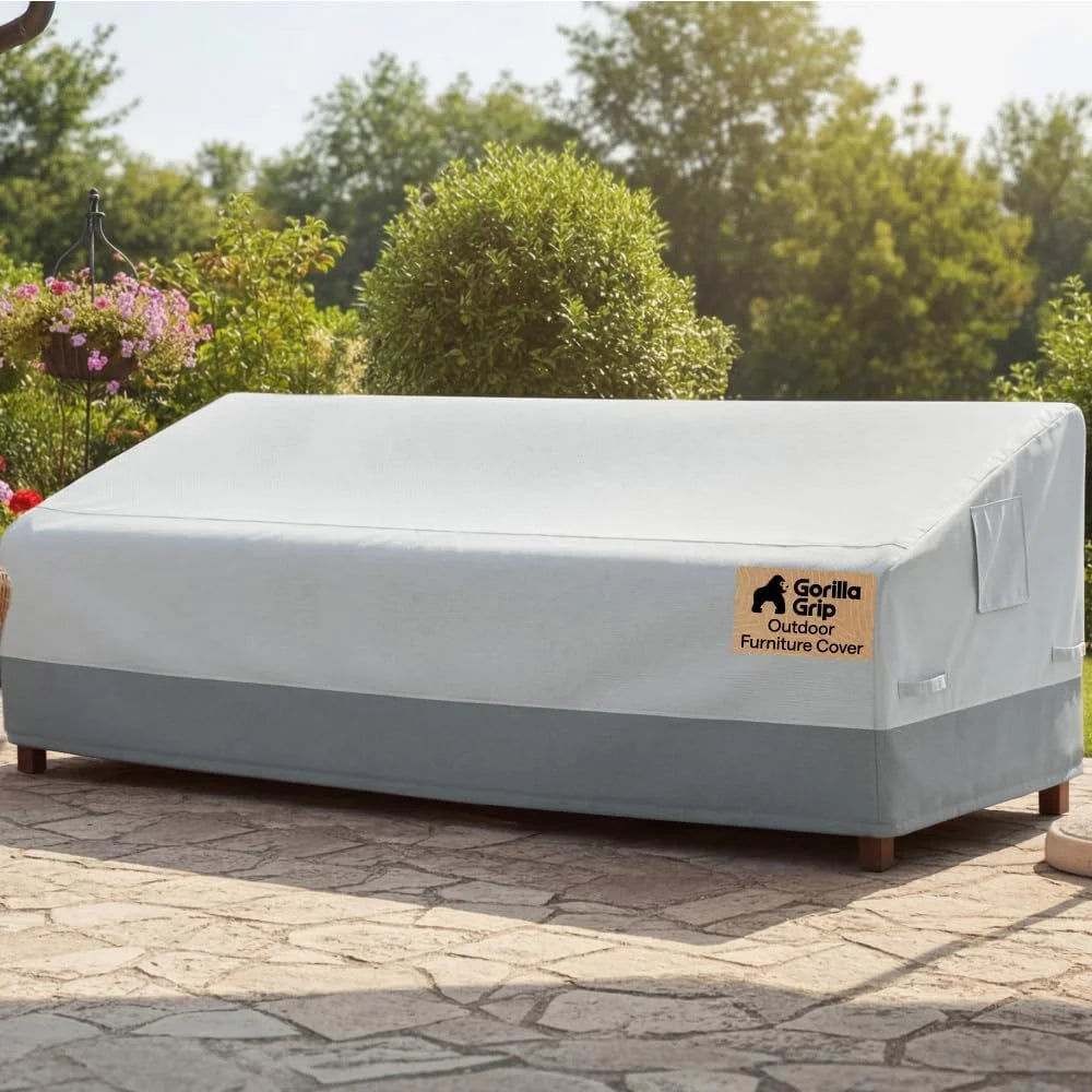 Special GRIP Waterproof Large Outdoor Patio Sofa Cover, 3 Seater 80 Inch - Image 3