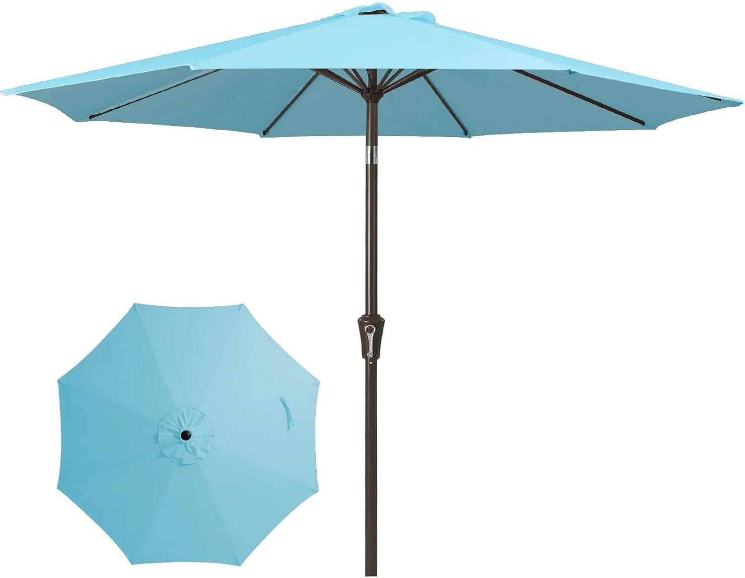 Special 9FT Outdoor Patio Umbrella, Market Umbrella, Beige - Image 21