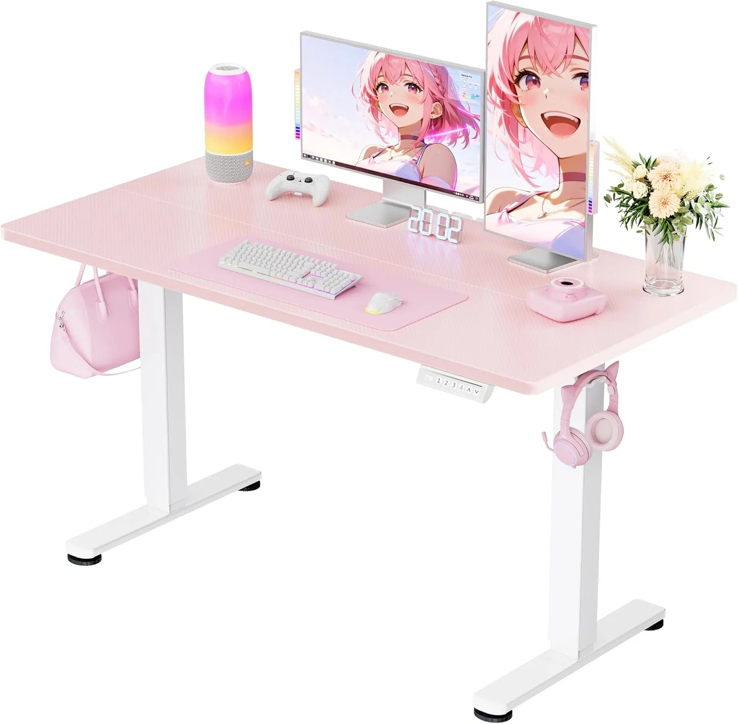 Special Height Adjustable Electric Standing Desk, 48 x 24 Inches Sit Stand up Desk - Image 12