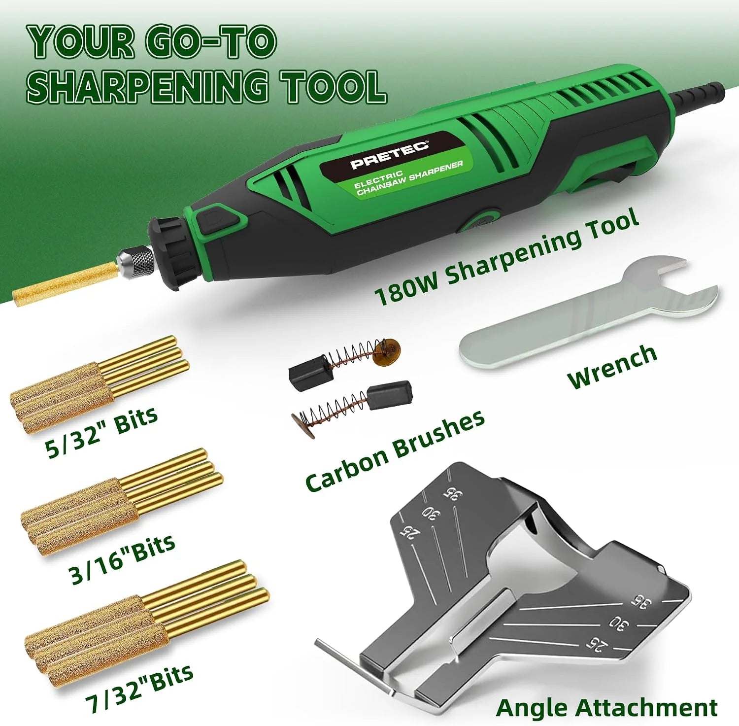 Special Electric Chainsaw Sharpener Kit ” Chain Saw Sharpener Tool, Rotary Tool Kit - Image 3