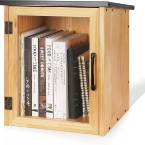 Special Exttlliy 2-Tier Outdoor Library Outdoor Book Box Storage, 20x14x21 Inch