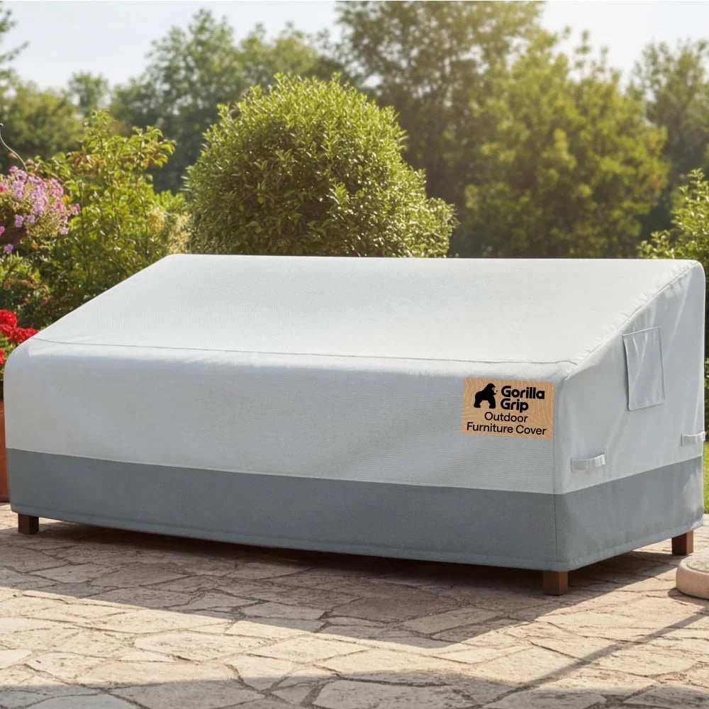 Special GRIP Waterproof Large Outdoor Patio Sofa Cover, 3 Seater 80 Inch - Image 7