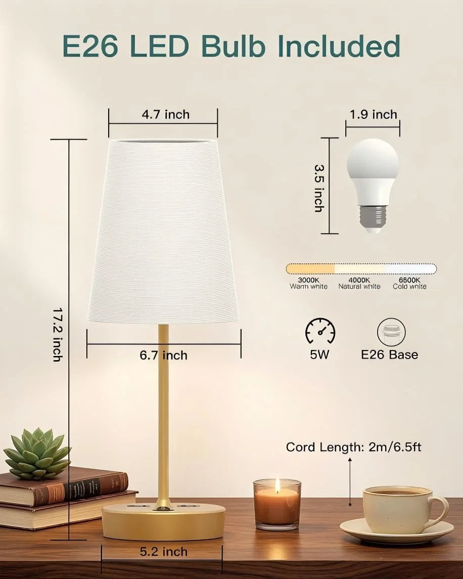 Special Addtam Bedroom Table Lamp, Dimmable - Image 5