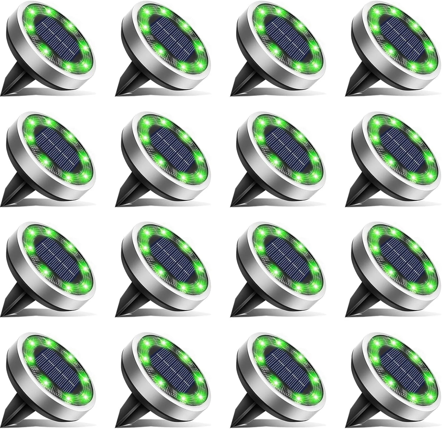 Special 16 Pack Solar Lights Outdoor Waterproof, 8 LED Solar Ground Lights – For Home Projects - Image 5