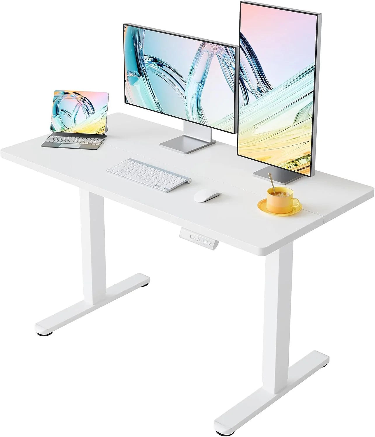 Special HUANUO 32 Small Electric Standing Desk Adjustable Height, 4 Memory Height Settings - Image 11