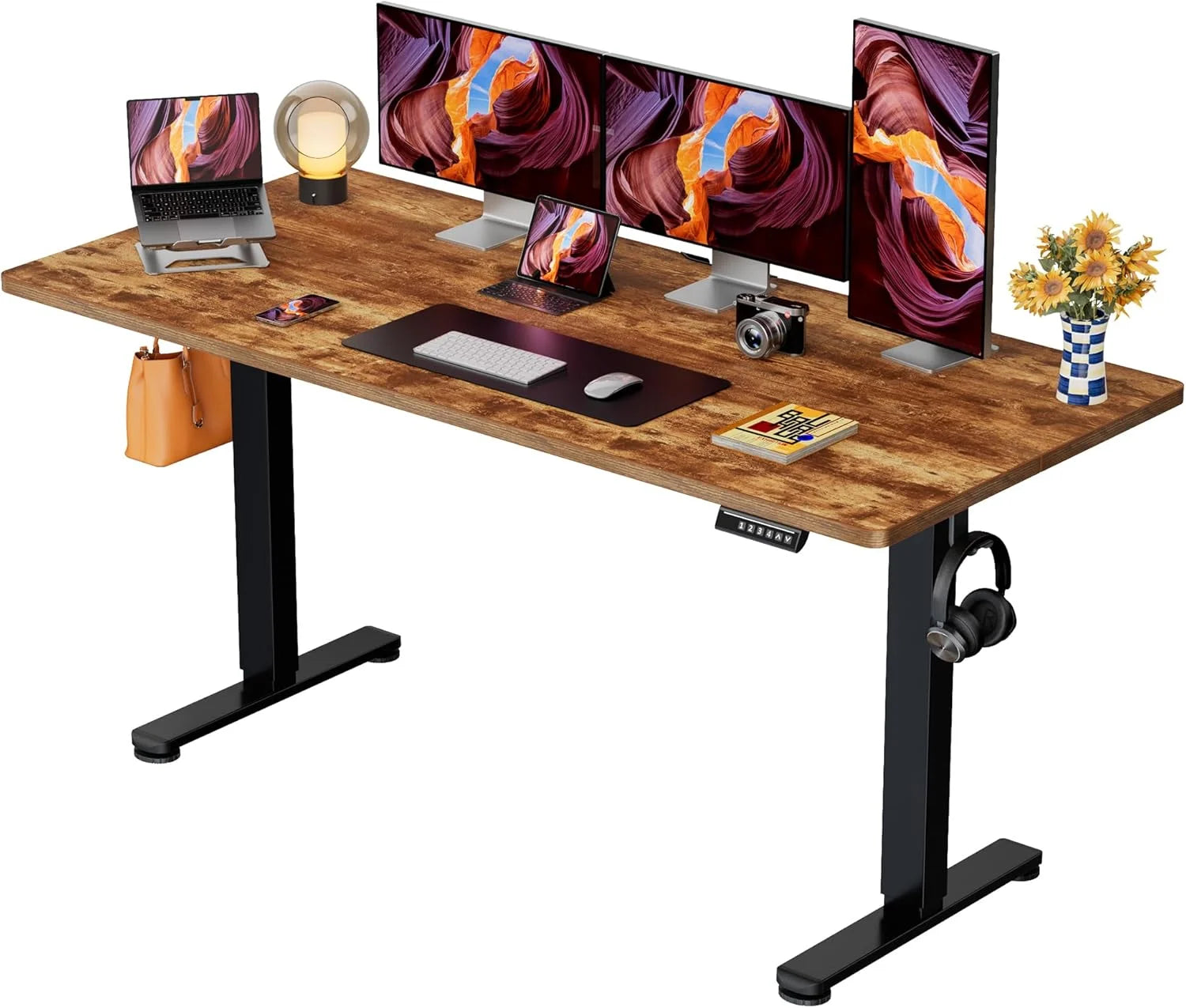 Special Height Adjustable Electric Standing Desk, 48 x 24 Inches Sit Stand up Desk - Image 45