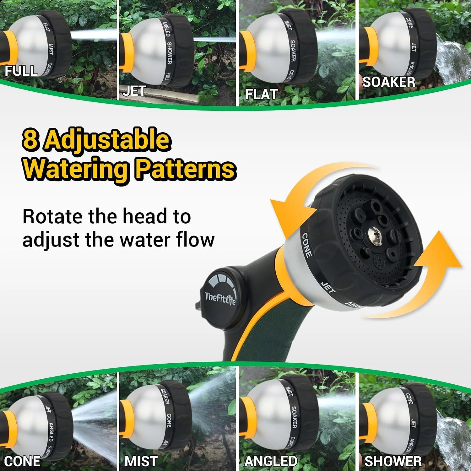 Special Garden Hose 100 ft, Heavy Duty 100ft Non-Expandable Long Water Hose, 1/2 id x 100 Feet - Image 2