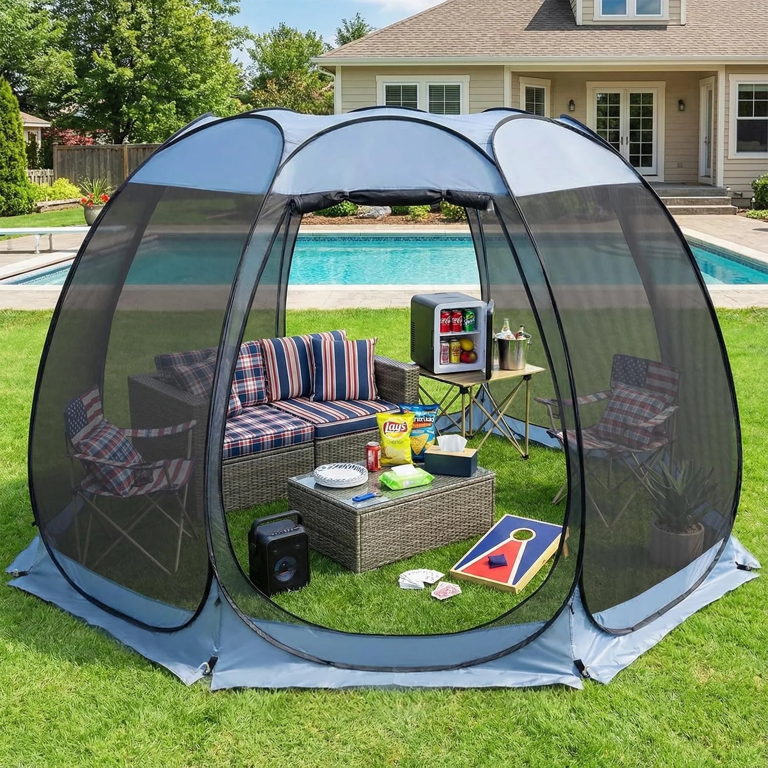 Special Alvantor Pop Up Screen House Tent, Instant Outdoor Gazebo with Mosquito Netting & UPF 50+ Sun Protection - Image 2