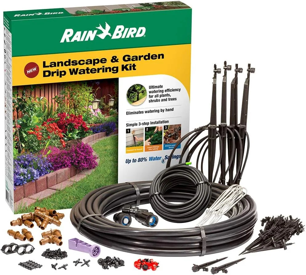 Special Bird LNDDRIPKIT Drip Irrigation Landscape/Garden Watering Kit with Drippers, Micro-Bubblers, Micro-Sprays