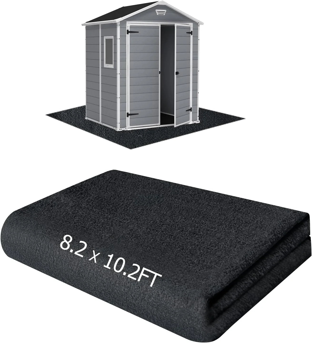 Special 6x4FT Outdoor Storage Shed Floor Mat, Tent Carpet for Camping Furniture - Image 2
