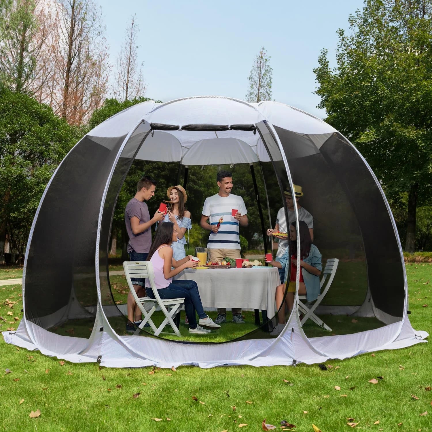 Special Alvantor Pop Up Screen House Tent, Instant Outdoor Gazebo with Mosquito Netting & UPF 50+ Sun Protection - Image 13