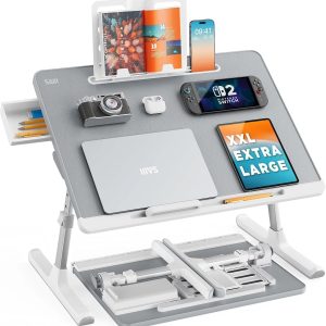 Special Bed Tray Desk, SAIJI X-Large Adjustable Laptop Table