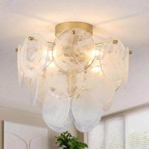 Special Mount Ceiling Light Chandelier, 4 Light