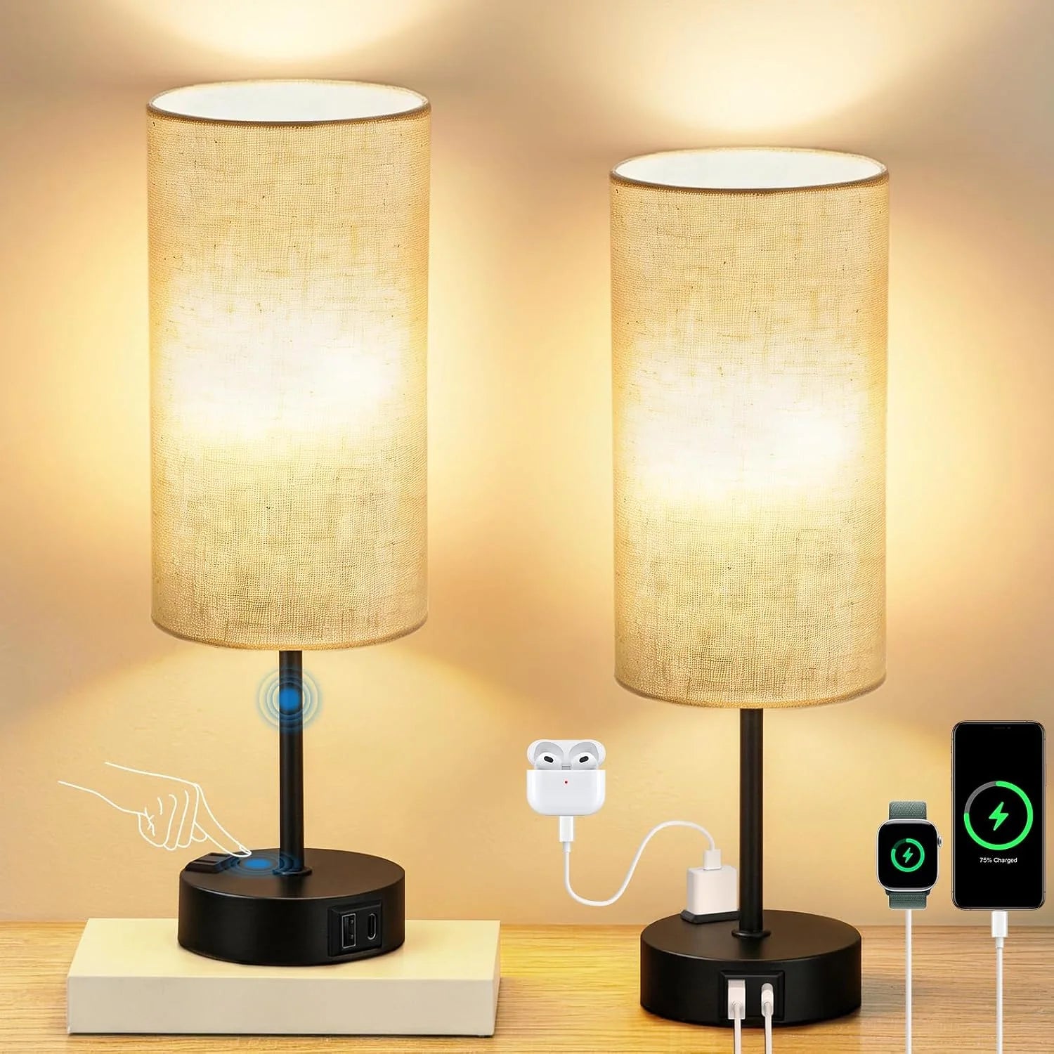 Special Fitfull 2-Pack Table Lamps, Dimmable - Image 9