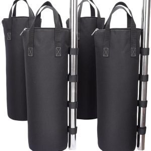 Special 140 LBS Zipper Top Sand Bags for Canopy Legs (Without Sand) Sand Bags for Weight – Sandbags for Gazebo Legs