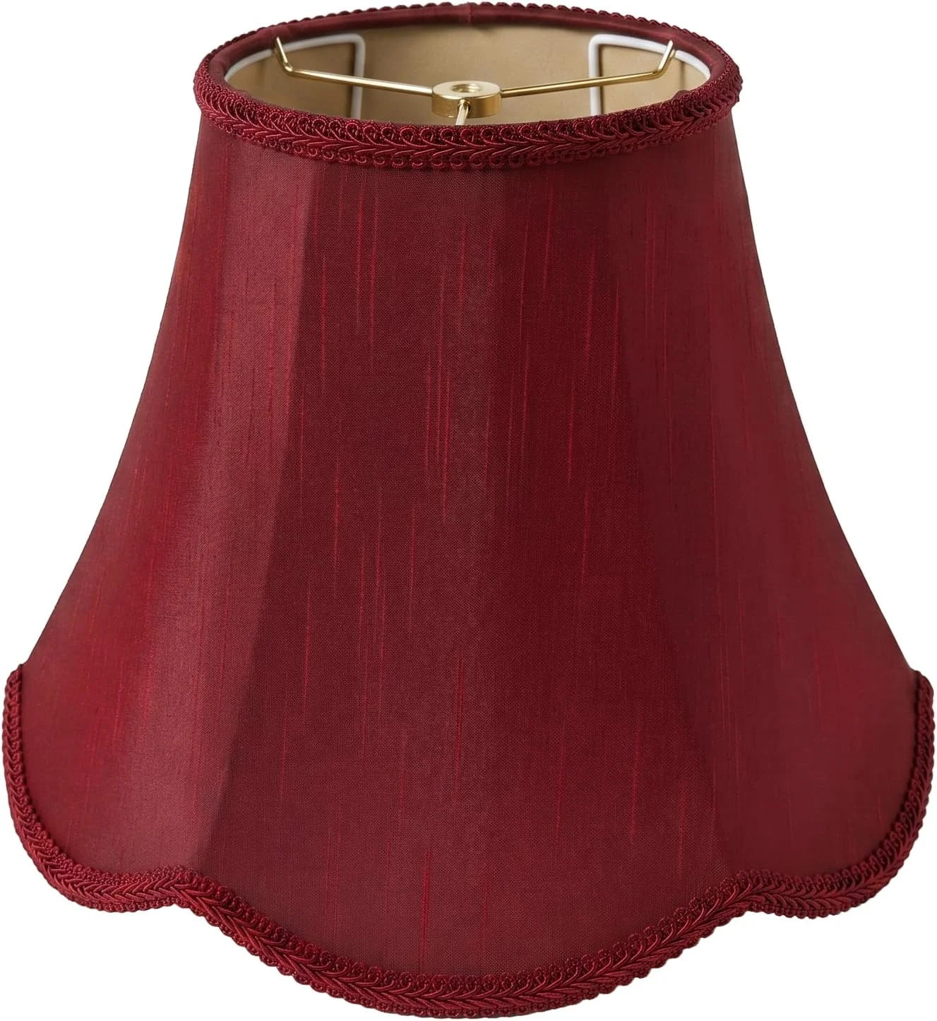 Special Beige Scalloped Lamp Shades Set of 2 - Image 2