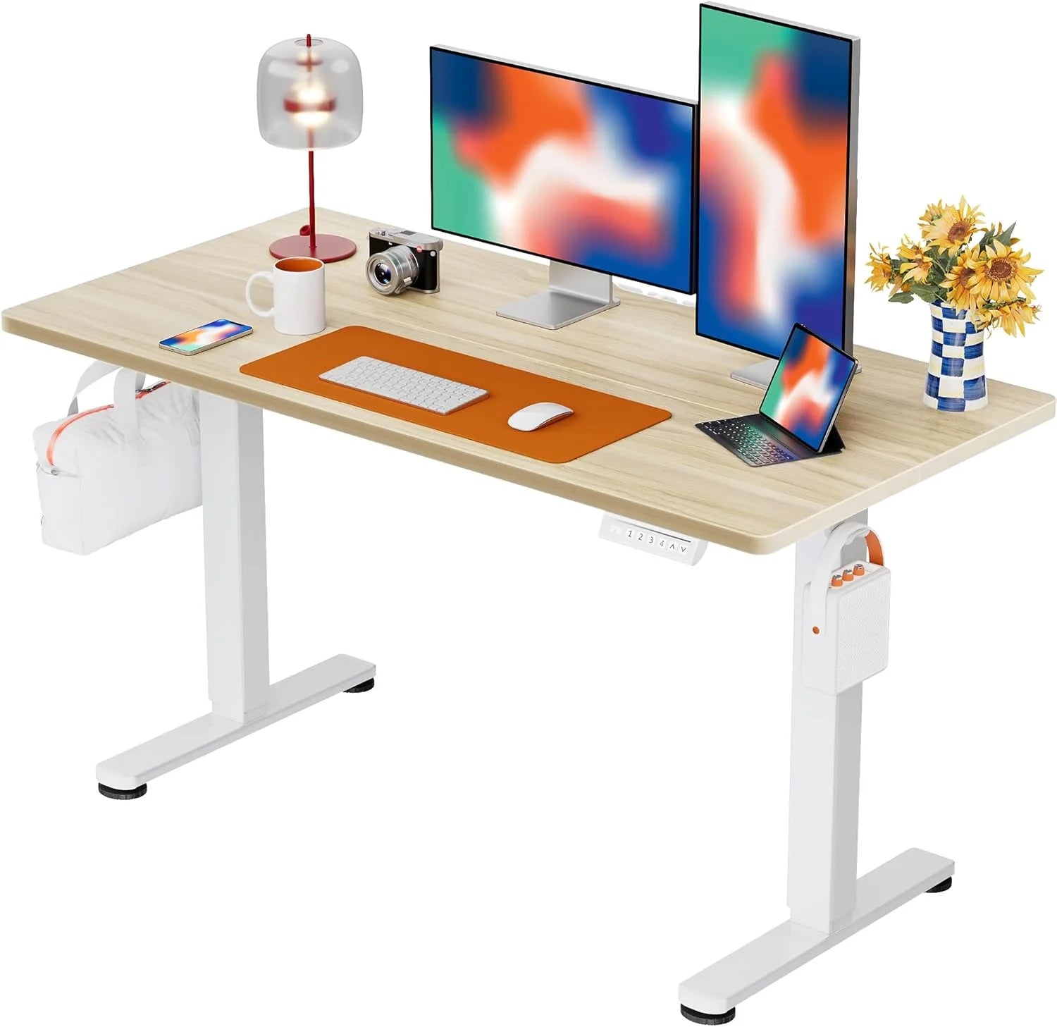 Special Height Adjustable Electric Standing Desk, 48 x 24 Inches Sit Stand up Desk - Image 7