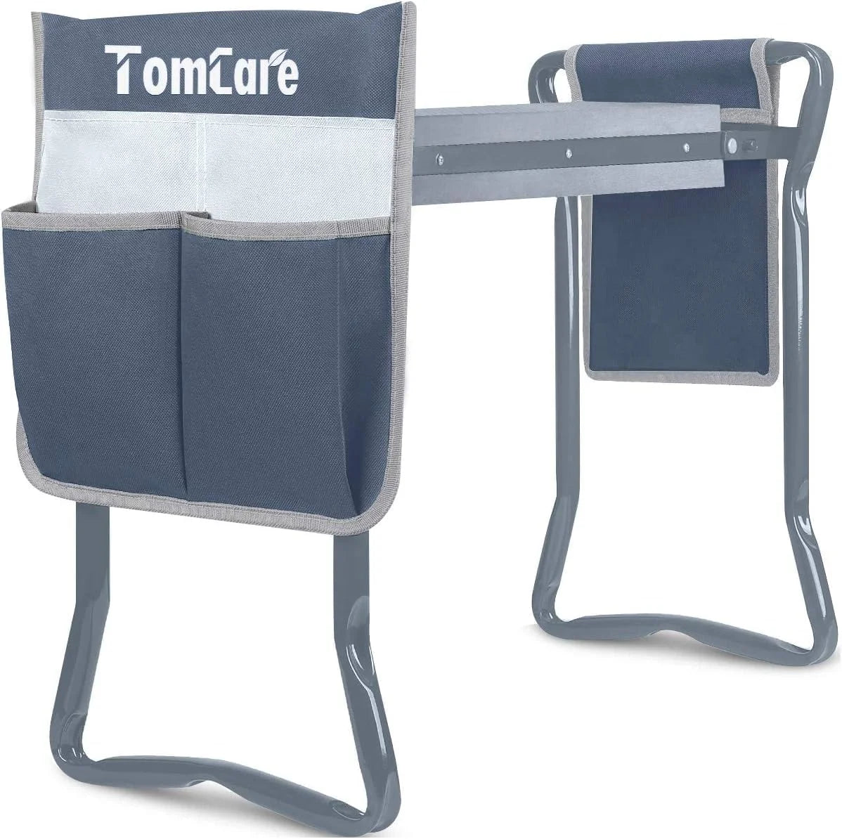 Special TomCare Garden Kneeler and Seat 11.12″ Wider Larger Soft Kneeling Pad Garden Bench with 2 Large Tool Pouches Heavy Duty - Image 4
