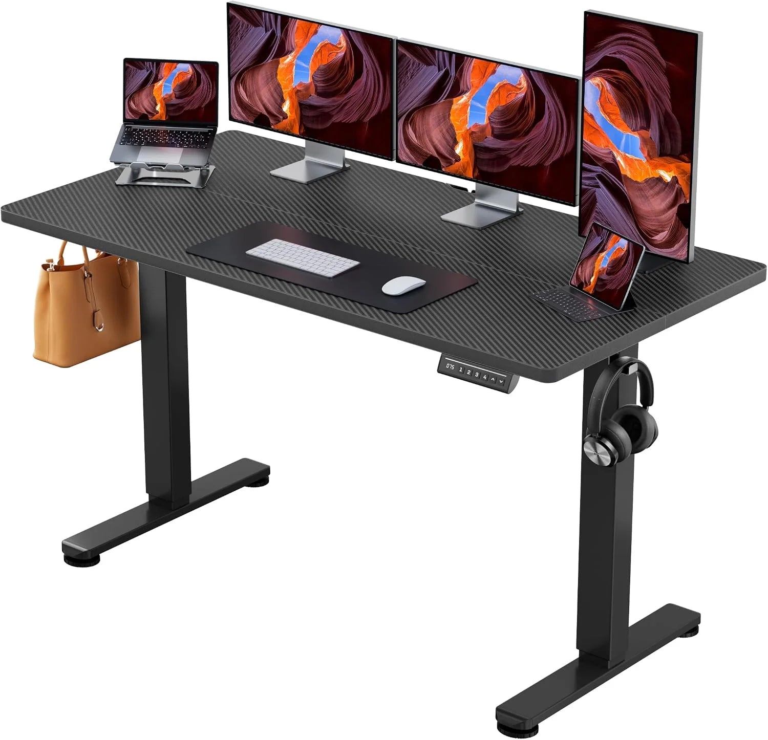 Special Height Adjustable Electric Standing Desk, 48 x 24 Inches Sit Stand up Desk - Image 46