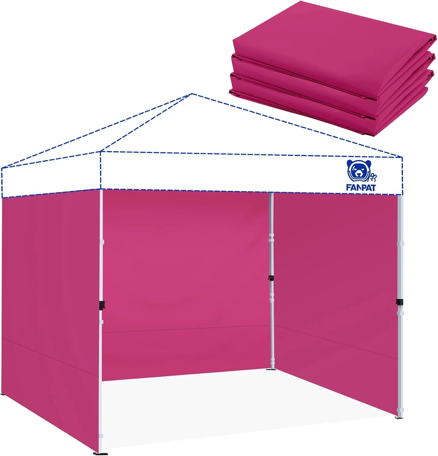 Special 10×10 Canopy Sidewalls for Canopy Frame, White (3Pcs Sidewalls Only) - Image 18