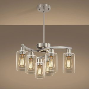 Special 6 Light Modern Chandeliers for Dining Room