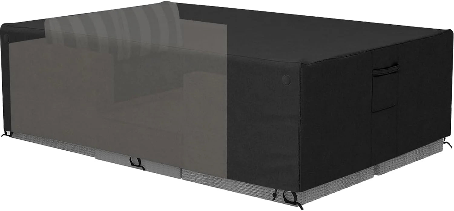 Special Tuyeho 124×84 Heavy Duty 900D Outdoor Patio Furniture Set Cover Waterproof - Image 5