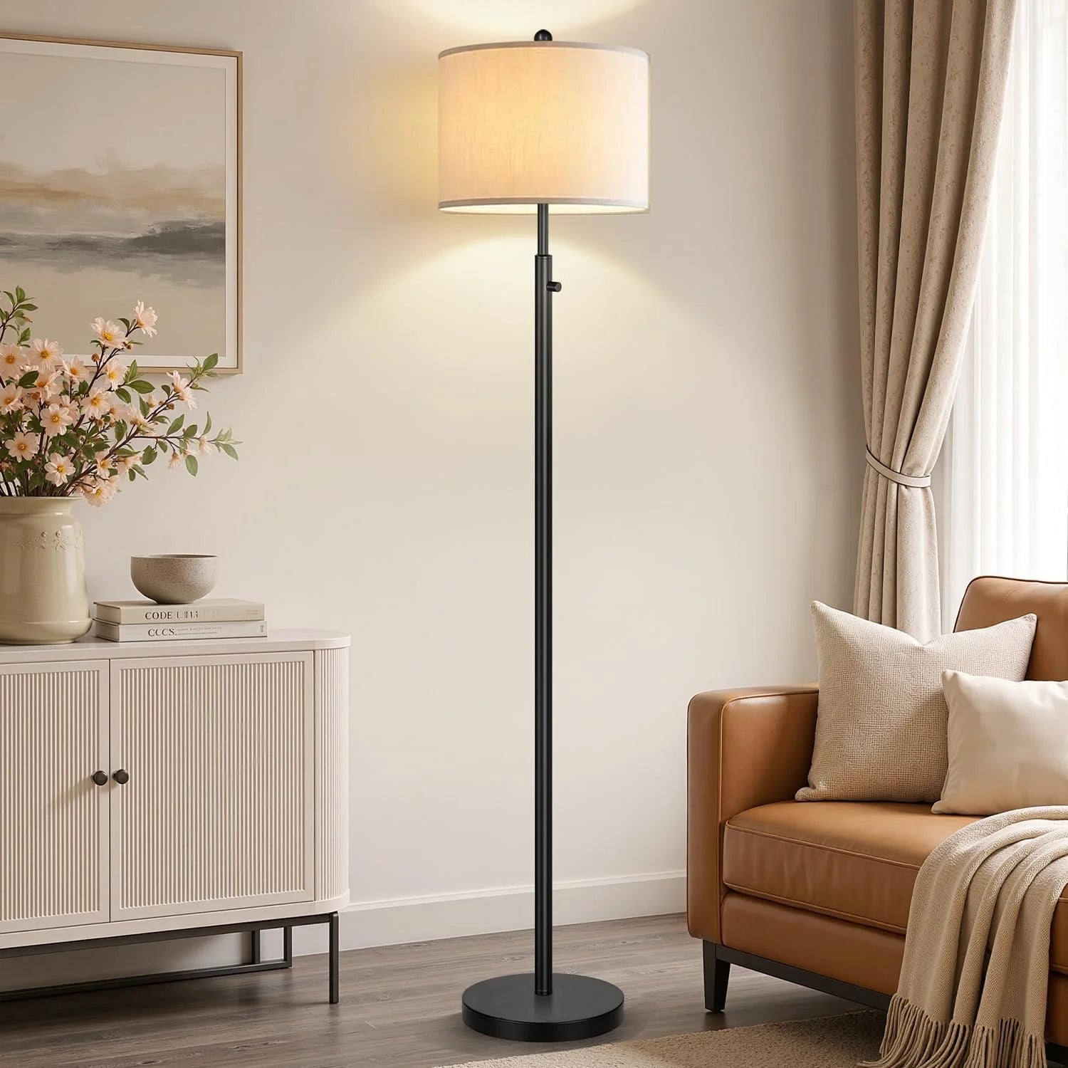 Special Nintiue Dimmable Gold Floor Lamp - Image 4