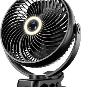 Special Koonie 8″ 10000mAh Battery Operated Misting Fan with Max. 48 Hrs Runtime