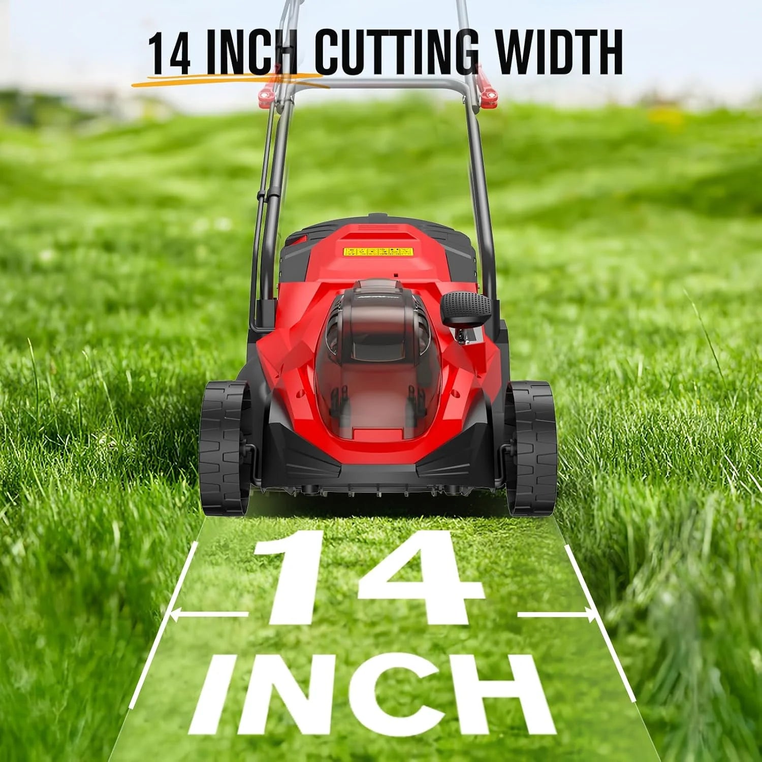 Special 14 Cordless Lawn Mower Compatible with Milwaukee M18 Battery – For Lawn Care - Image 3