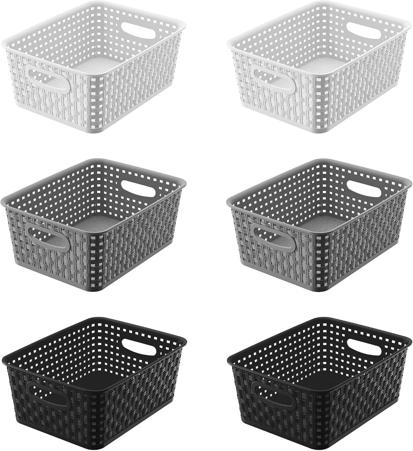 Special Plastic Storage Weave Baskets, Versatile Shelf Organizer Woven Baskets for Classrooms, Children’s Rooms - Image 3