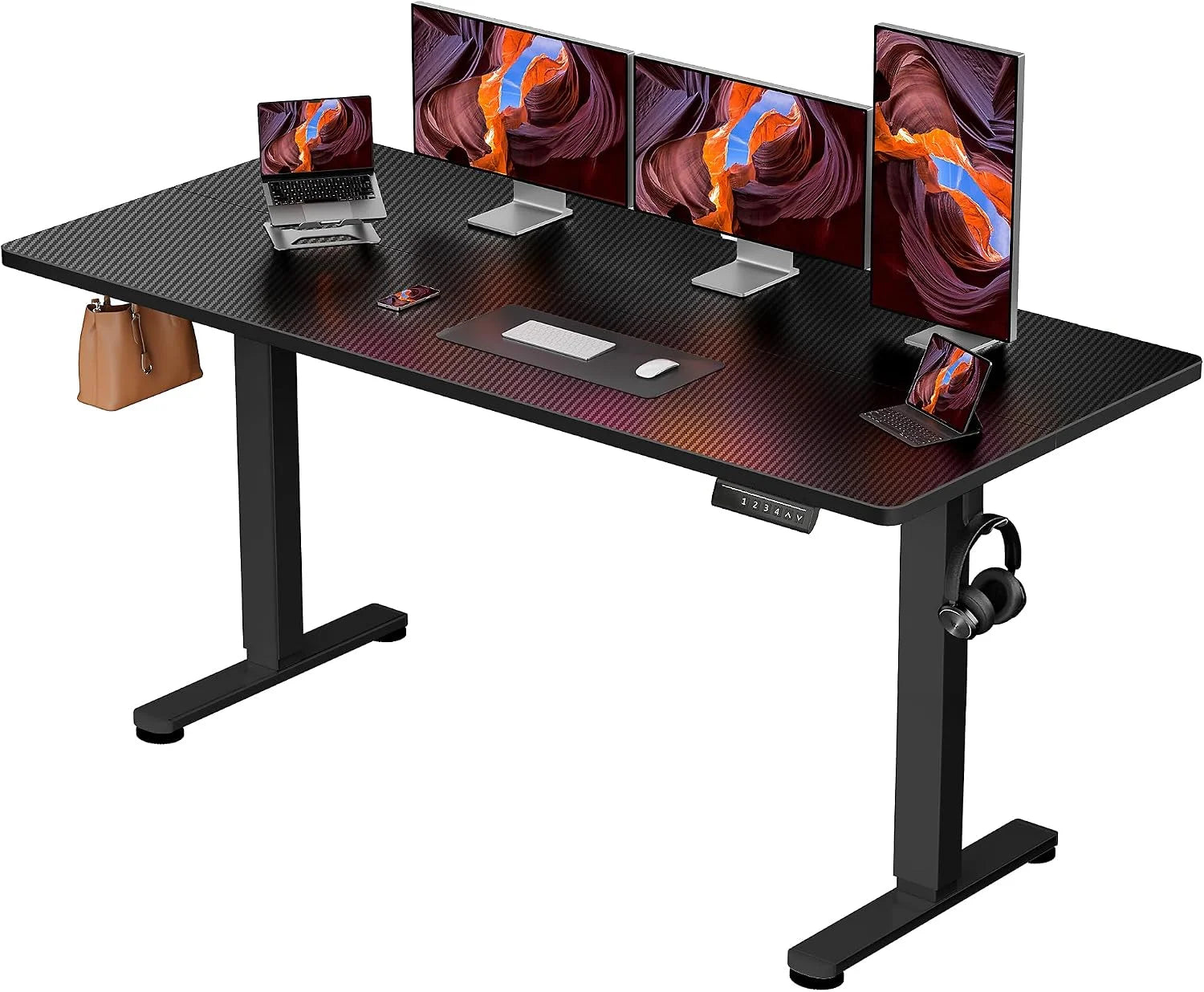 Special Height Adjustable Electric Standing Desk, 48 x 24 Inches Sit Stand up Desk - Image 47