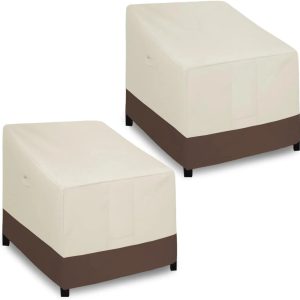 Special Heavy Duty Outdoor Chair Cover, 2 Pack-33.5Wx31.5Dx36H inch ” For Outdoor Living