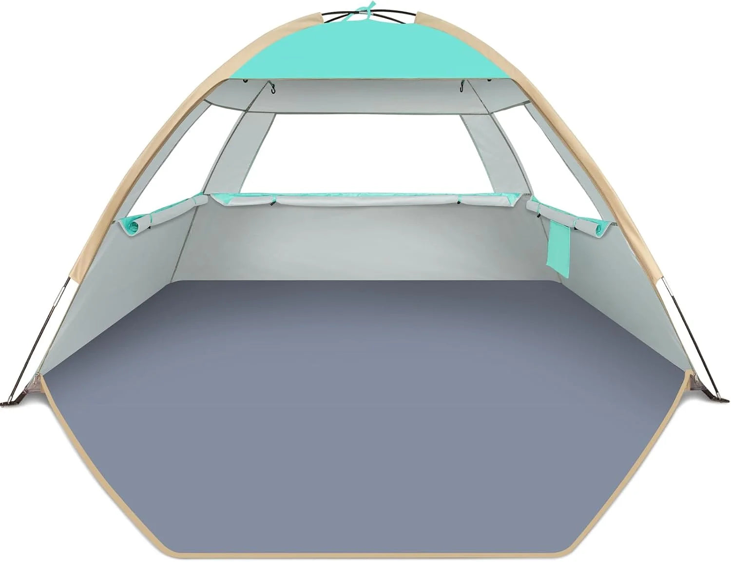 Special Gorich Beach Tent Sun Shelter for 3/4/6/8/10 Person with UPF 50锛?UV Protection, Lightweight & Easy Setup Beach Shade - Image 9
