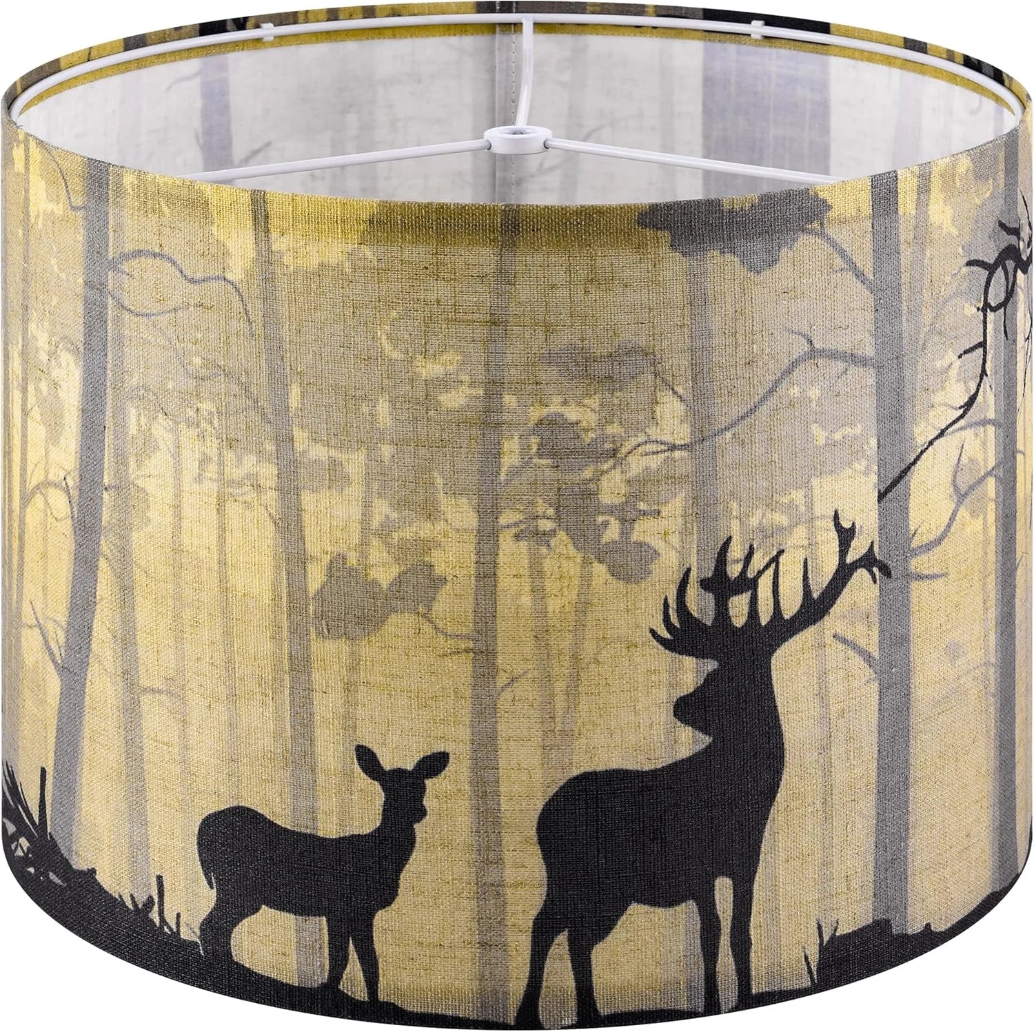 Special GO&SO 13 Drum Boho Lamp Shades Set of 2 Medium, 0.41 Spider Farmhouse Lamp Shade for Small Floor Lamp - Image 4