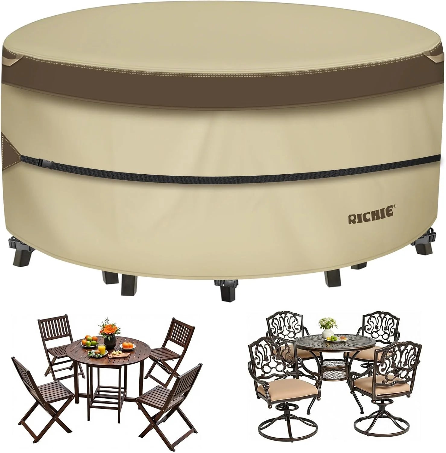 Special Round Patio Furniture Cover Waterproof - Image 2